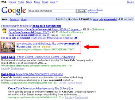 Coca Cola Commercial Google Search Results